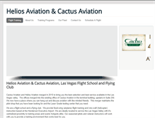 Tablet Screenshot of heliosaviation.com